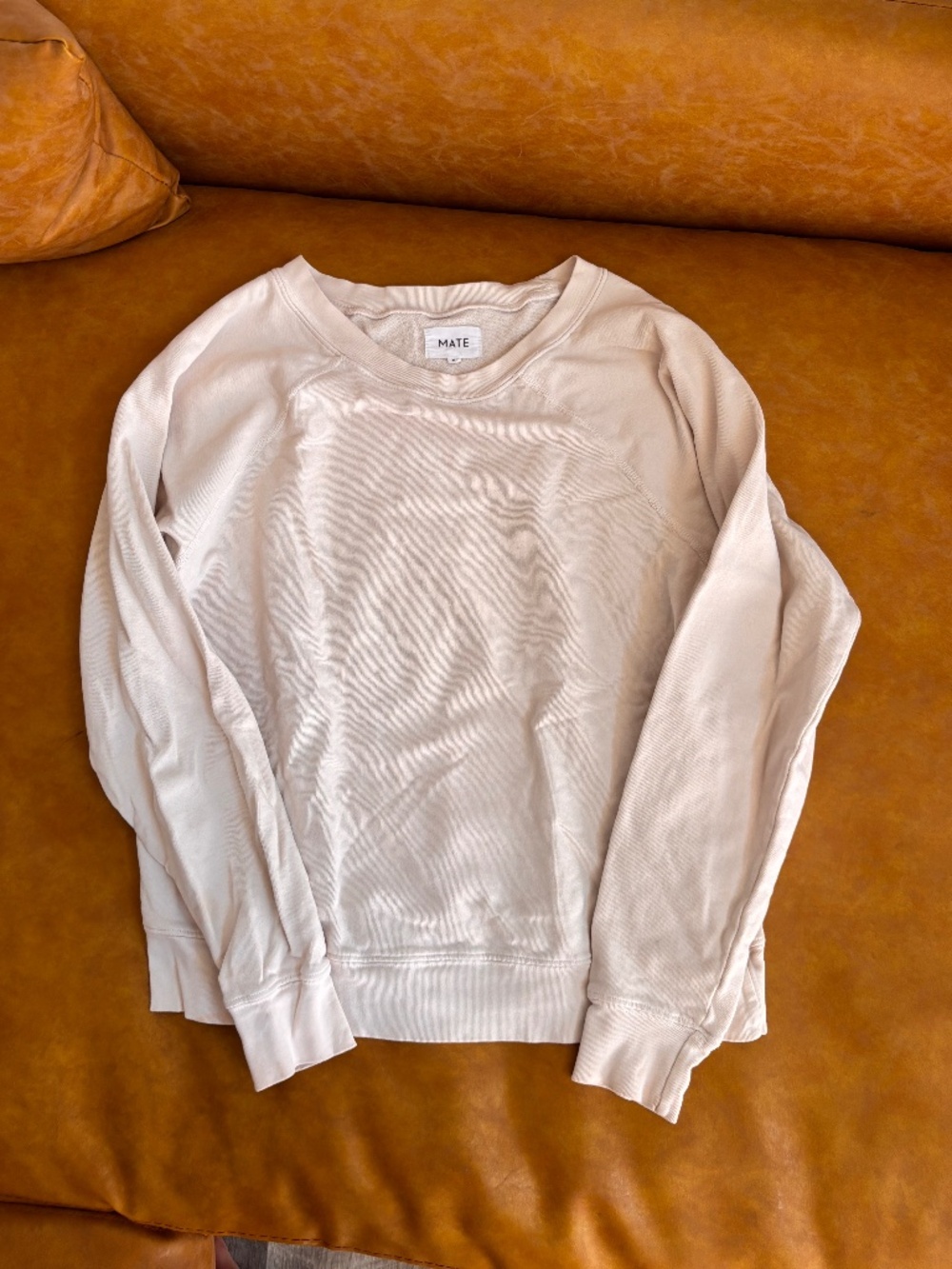 Mate the label ivory crewneck